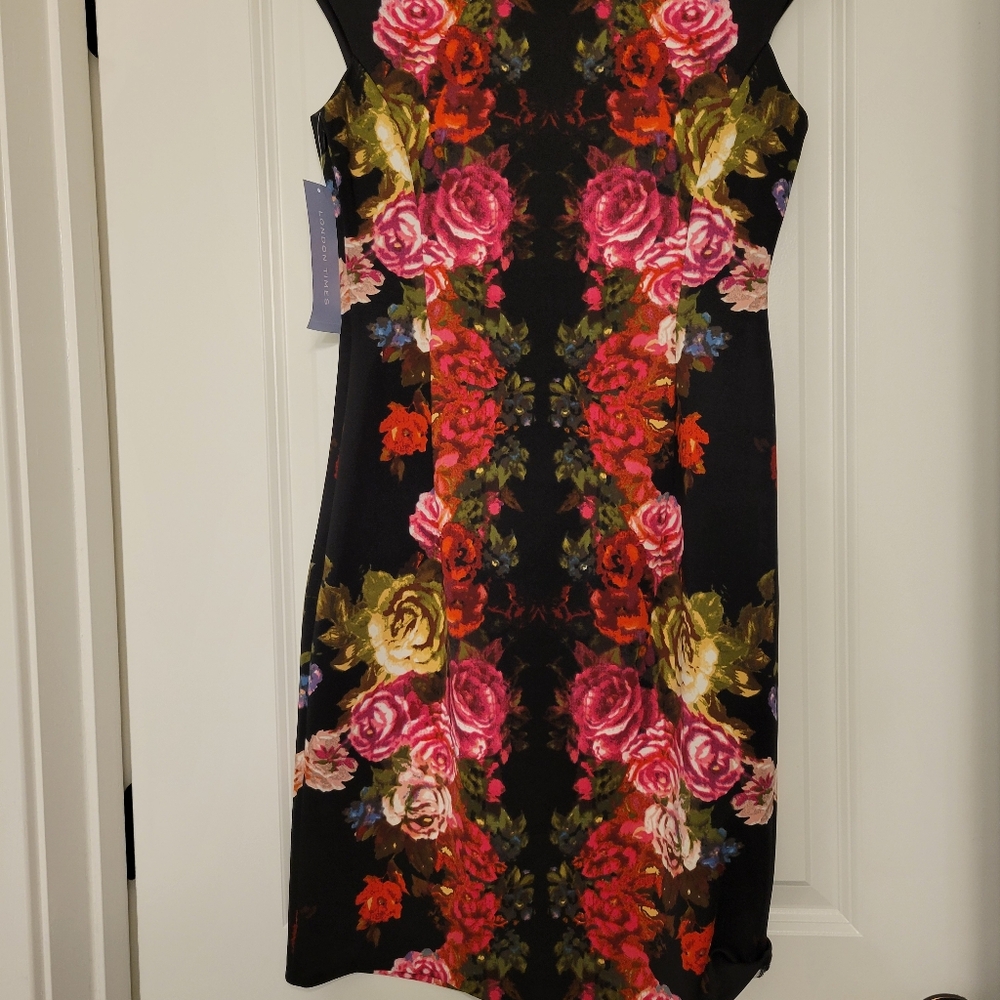 Symmetrical floral midi - Picture 3 of 4